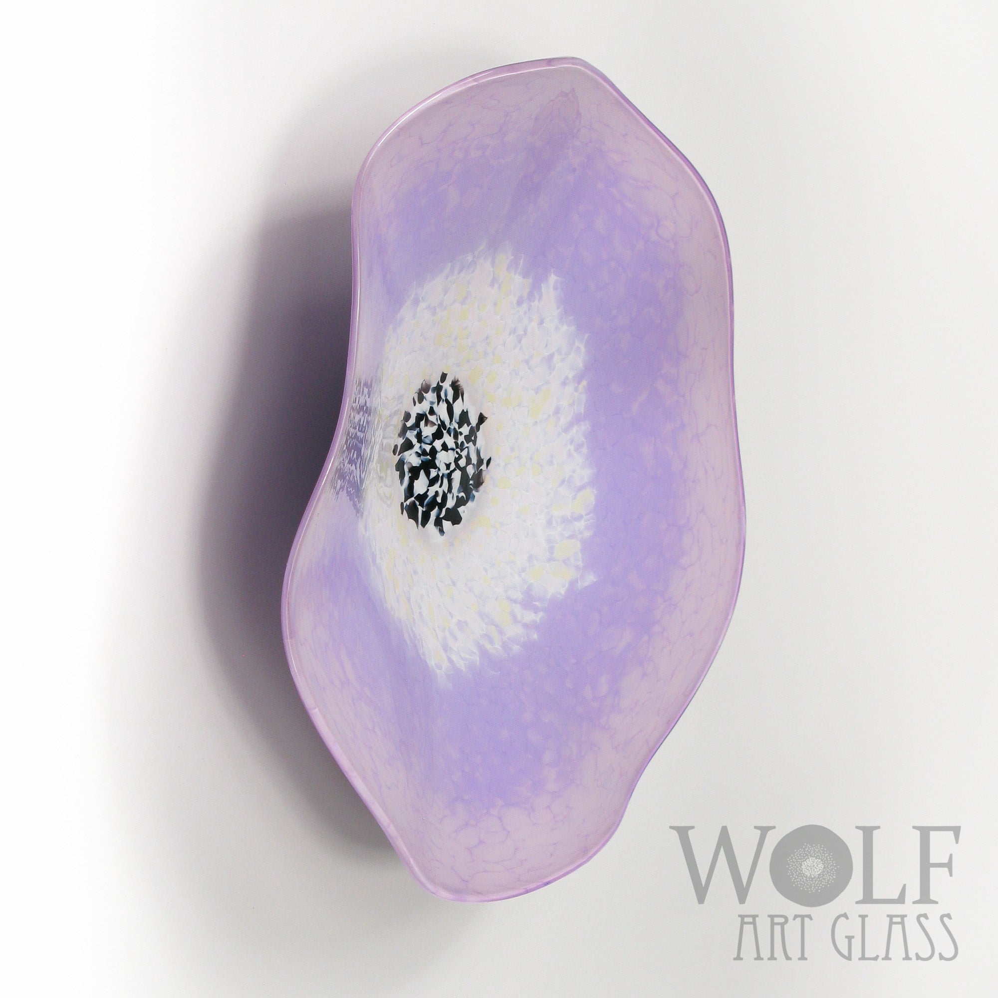 Blown Glass Wall Art Collection - Purple and Gold